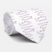 Cavalier King Charles Spaniel Furever Stropdas (Opgerold)