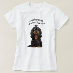 Cavalier King Charles Spaniel geïllustreerd T-Shi T-shirt