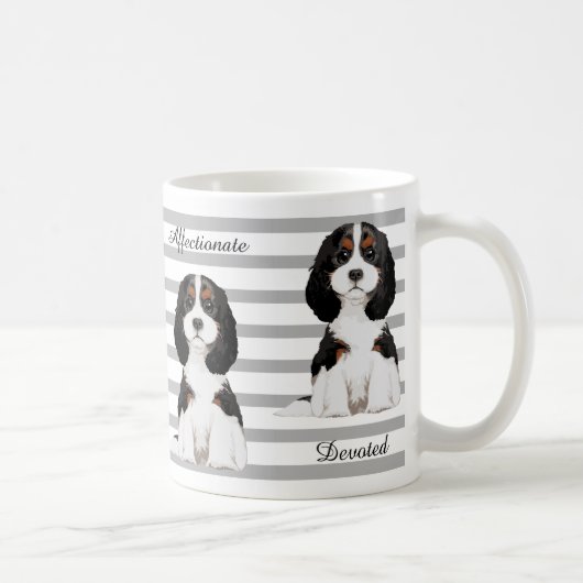Cavalier King Charles Spaniel geïllustreerde Mok (Rechts)