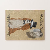 Cavalier King Charles Spaniel Gentleman Birthday Legpuzzel (Horizontaal)