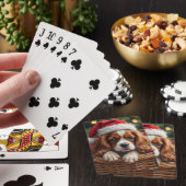 Cavalier King Charles Spaniel Gezellige Mand Pokerkaarten (Insitu)