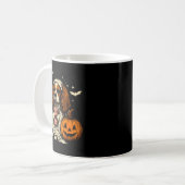 Cavalier King Charles Spaniel Ghost Halloween Cava Koffiemok (Voorkant links)