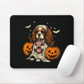 Cavalier King Charles Spaniel Ghost Halloween Cava Muismat (Met muis)
