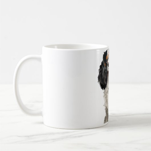 Cavalier King Charles Spaniel Gifts dog pop art Koffiemok (Links)