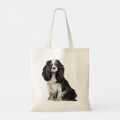 Cavalier King Charles Spaniel Gifts dog pop art Tote Bag (Achterkant)