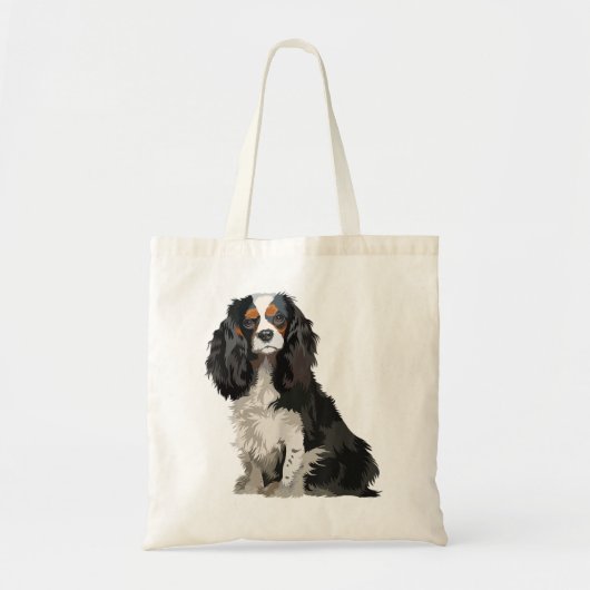 Cavalier King Charles Spaniel Gifts dog pop art Tote Bag (Voorkant)