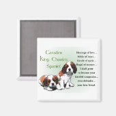 Cavalier King Charles Spaniel Gifts Magneet (Voorkant / Achterkant)
