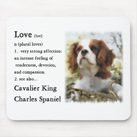 Cavalier King Charles Spaniel Gifts Muismat (Voorkant)