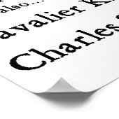 Cavalier King Charles Spaniel Gifts Poster (Hoek)