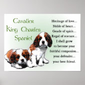 Cavalier King Charles Spaniel Gifts Poster (Voorkant)