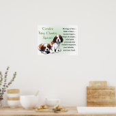 Cavalier King Charles Spaniel Gifts Poster (Keuken)