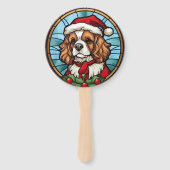 Cavalier King Charles Spaniel Glas Kerstmis Handwaaier
