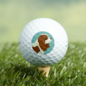  Cavalier King Charles Spaniel Golfballen (Insitu Shirt)
