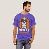 Cavalier King Charles Spaniel Grandma Dog gift gif T-shirt (Voorkant volledig)