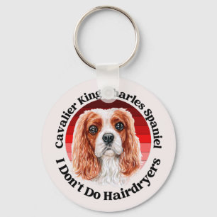 Cavalier King Charles Spaniel grappig citaat Sleutelhanger