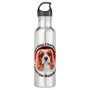 Cavalier King Charles Spaniel grappig citaat Waterfles