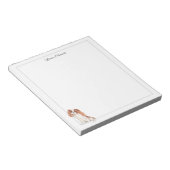 Cavalier King Charles Spaniel Gray Border Notitieblok (Schuin)