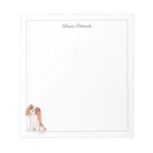 Cavalier King Charles Spaniel Grijs Border Notitieblok