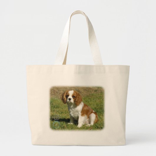 Cavalier King Charles Spaniel Grote Tote Bag (Voorkant)