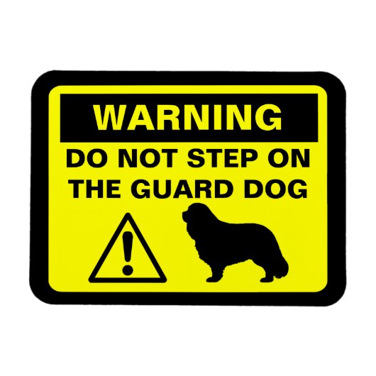 Cavalier King Charles Spaniel Guard Hondenwaarschu Magneet (Horizontaal)