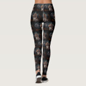 Cavalier King Charles Spaniel Halloween Griezelen Leggings (Achterkant)