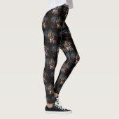 Cavalier King Charles Spaniel Halloween Griezelen Leggings (Rechts)