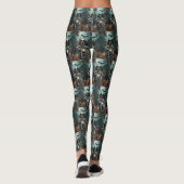 Cavalier King Charles Spaniel Halloween Griezelen Leggings (Achterkant)