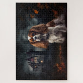 Cavalier King Charles Spaniel Halloween Griezelen Legpuzzel (Verticaal)