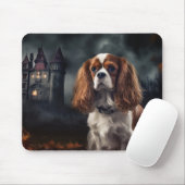 Cavalier King Charles Spaniel Halloween Griezelen Muismat (Met muis)