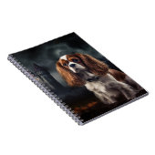 Cavalier King Charles Spaniel Halloween Griezelen Notitieboek (Rechterzijde)