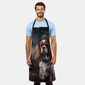 Cavalier King Charles Spaniel Halloween Griezelen Schort (Gedragen)