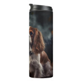 Cavalier King Charles Spaniel Halloween Griezelen Thermosbeker (Geroteerd rechts)