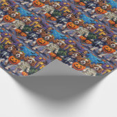 Cavalier King Charles Spaniel Halloween kostuums Cadeaupapier (Hoek)