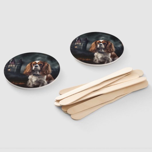 Cavalier King Charles Spaniel Halloween Scary Handwaaier (Niet-gemonteerd)