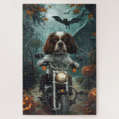 Cavalier King Charles Spaniel Halloween Scary Legpuzzel (Verticaal)