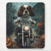 Cavalier King Charles Spaniel Halloween Scary Muismat (Voorkant)