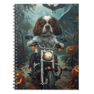 Cavalier King Charles Spaniel Halloween Scary Notitieboek