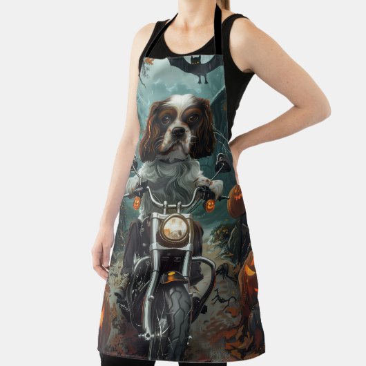 Cavalier King Charles Spaniel Halloween Scary Schort (Insitu)