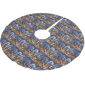 Cavalier King Charles Spaniel Halloween Spooky Kerstboom Rok (Gekanteld)