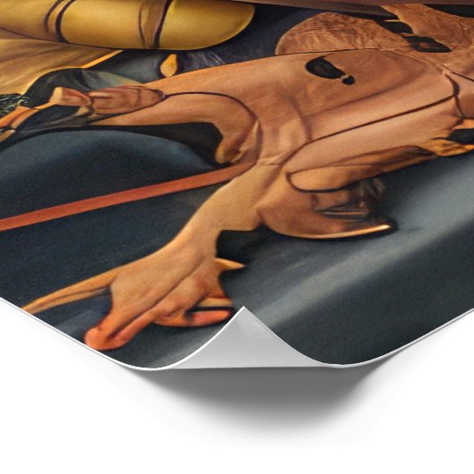 Cavalier King Charles Spaniel Halloween Spooky Poster (Hoek)