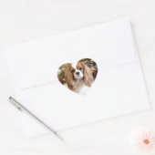 Cavalier King Charles Spaniel Hart Sticker (Envelop)