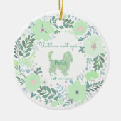 Cavalier King Charles Spaniel - Herdenkingsmaatwer Keramisch Ornament (Voorkant)