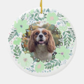 Cavalier King Charles Spaniel - Herdenkingsmaatwer Keramisch Ornament (Achterkant)