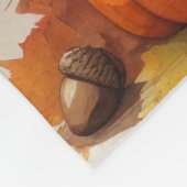 Cavalier King Charles Spaniel Herfstbladeren Fleece Deken (Hoek)