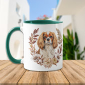 Cavalier King Charles Spaniel Herfstkrans Mok
