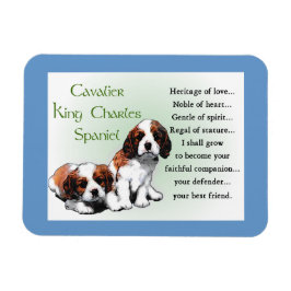 Cavalier King Charles Spaniel Heritage of Love Magneet