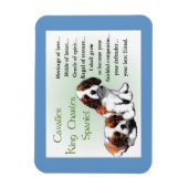 Cavalier King Charles Spaniel Heritage of Love Magneet (Verticaal)