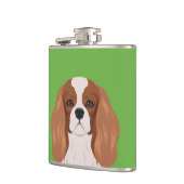 Cavalier King Charles Spaniel Heupfles (Links)