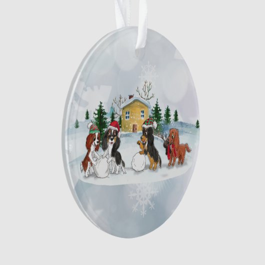 Cavalier King Charles Spaniel Holiday Ornaments Ornament (voorkant)