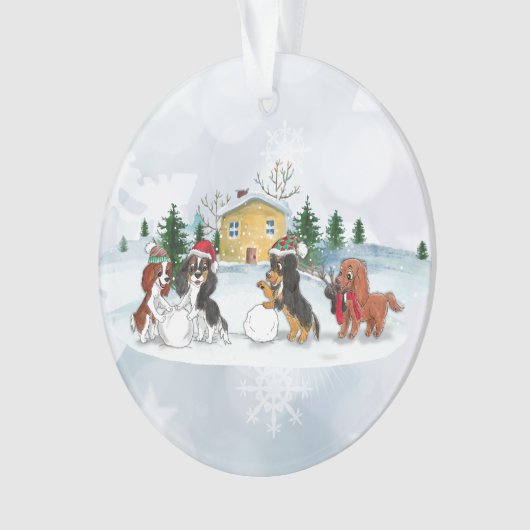 Cavalier King Charles Spaniel Holiday Ornaments Ornament (voorkant)